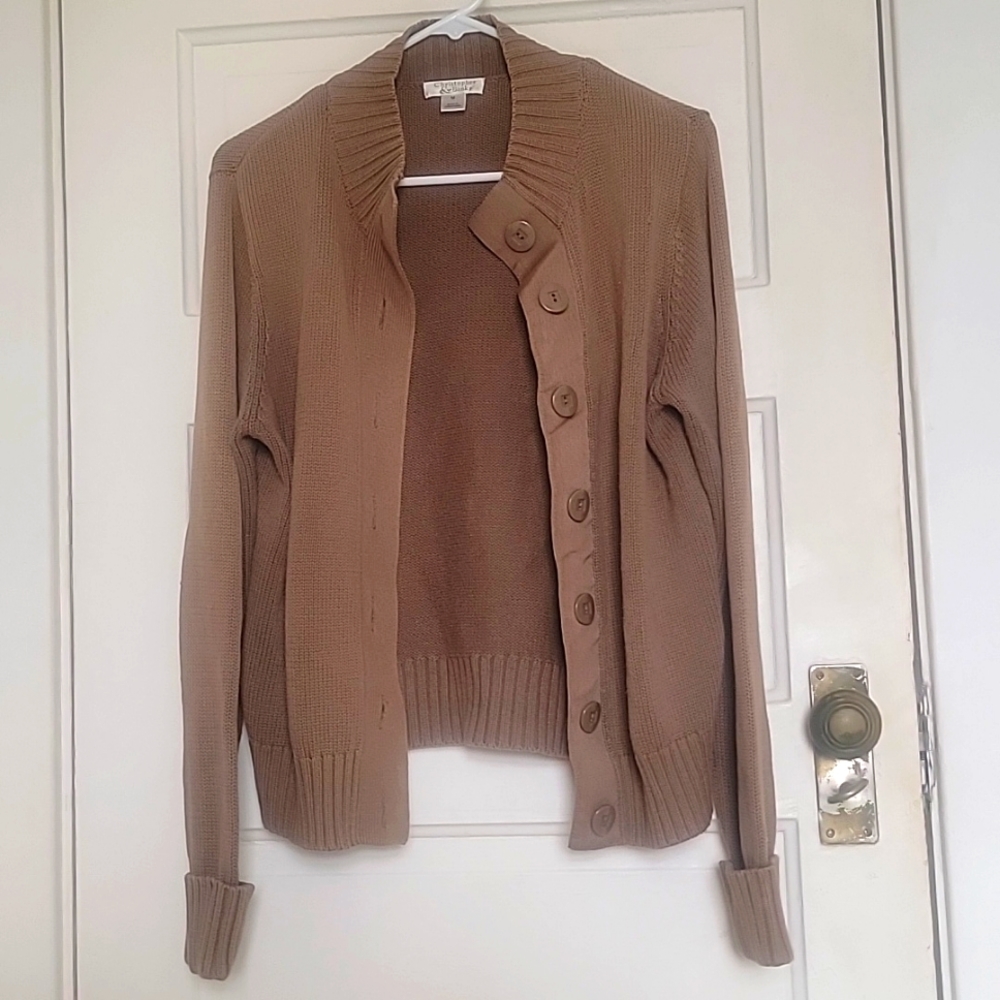 Taupe cardigan